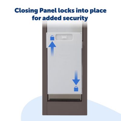 Image showing  81 in. Sliding Glass Pet Door, 1 pc., Bronze