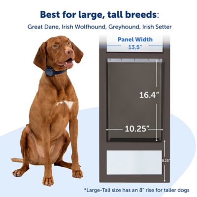 Image showing 5 th PetSafe 81 in. Sliding Glass Pet Door, 1 pc., Bronze
