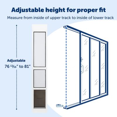 Image showing 5 th PetSafe Sliding Glass Pet Door, 2 pc.