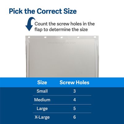 Image showing  Freedom Pet Door Replacement Flap, Extra-Large, 13-5/8 x 24-3/8 in.