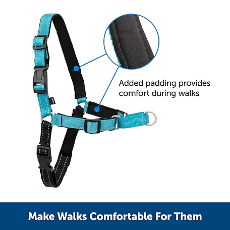 PetSafe Deluxe Easy Walk Dog Harness, No-Pull Dog Training, Medium/Large,  Steel 