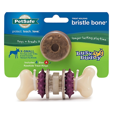 PetSafe Busy Buddy Bristle Bone, Extra Small