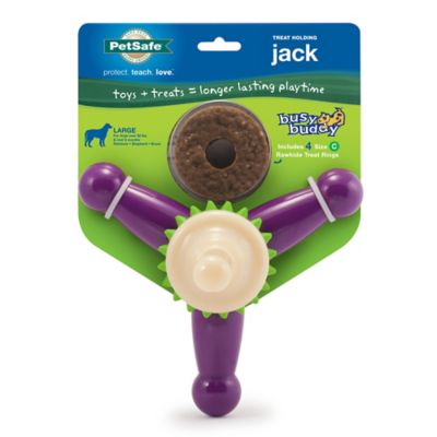 PetSafe Busy Buddy Dental Health Jack Dog Chew Toy, Large