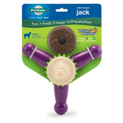 Image showing 6 th PetSafe Busy Buddy Dental Health Jack Dog Chew Toy, L