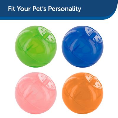 Image showing  Slimcat Feeder Ball Interactive Cat Toy, Blue