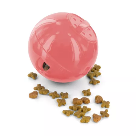 PetSafe SlimCat Feeder Ball Interactive Cat Toy Pink Cat Toy Balls