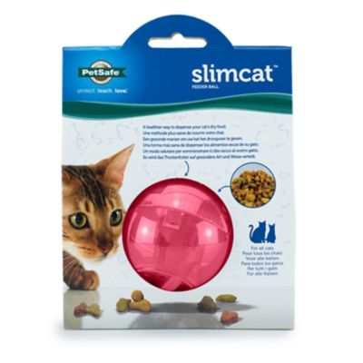 Image showing 6 th PetSafe SlimCat Feeder Ball Interactive Cat Toy, Pink