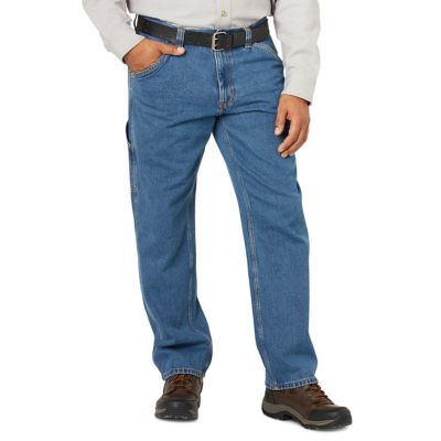 Blue Mountain Relaxed Fit Mid-Rise Denim Utility Jeans
