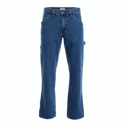 Blue Mountain Relaxed Fit Mid-Rise Denim Utility Jeans