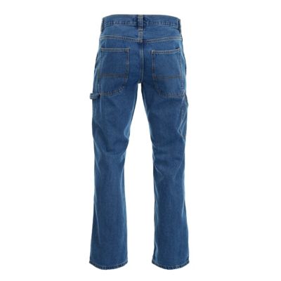 Image showing  Men's Relaxed Fit Mid-Rise Denim Utility Jeans
