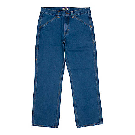 Blue Mountain Relaxed Fit Mid-Rise Denim Utility Jeans