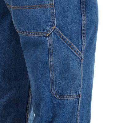 Image showing  Men's Relaxed Fit Mid-Rise Denim Utility Jeans