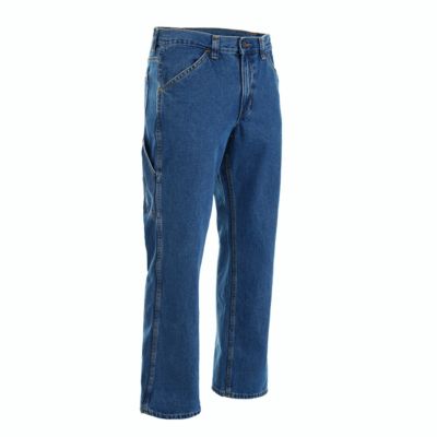 Image showing  Men's Relaxed Fit Mid-Rise Denim Utility Jeans