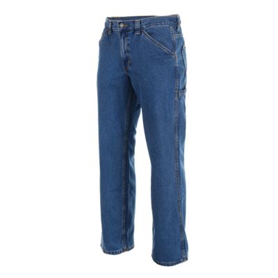 Image showing  Men's Relaxed Fit Mid-Rise Denim Utility Jeans