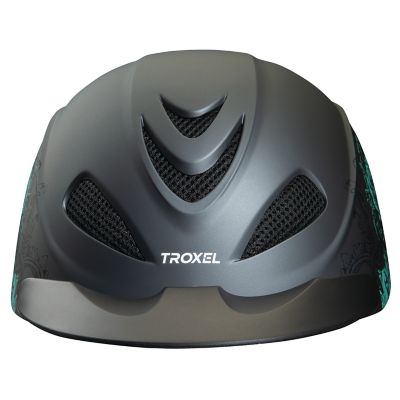 Image showing  Rebel Riding Helmet, Turquoise Rose, Large