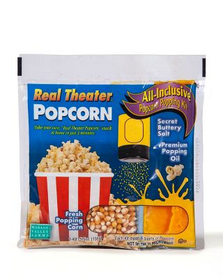 Image showing  Original Whirley-Pop Stovetop Popcorn Popper and Real Theater Popping Kit, Silver
