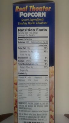 Image showing  Real Theater Popcorn All-Inclusive Popcorn Kits, 5 ct.