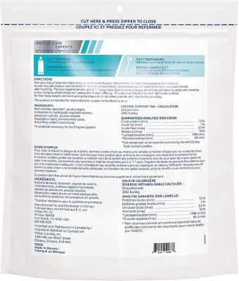 Image showing  Enzymatic Poultry Flavor Oral Hygiene Chew Dog Treats for Large Dogs, 30 ct.