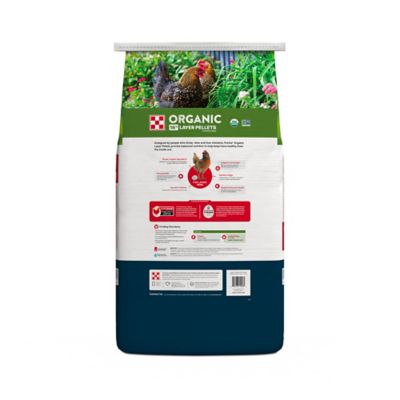 Image showing  Organic Layer Hen Pelleted Chicken Feed, 35 lb. Bag