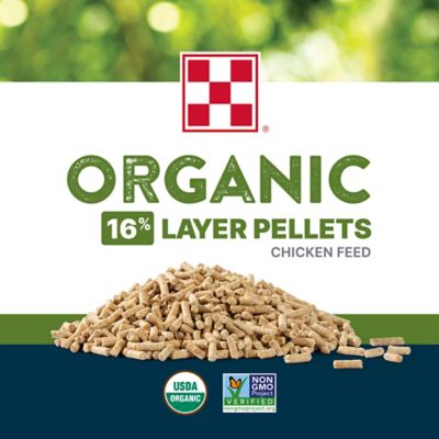 Image showing  Organic Layer Hen Pelleted Chicken Feed, 35 lb. Bag