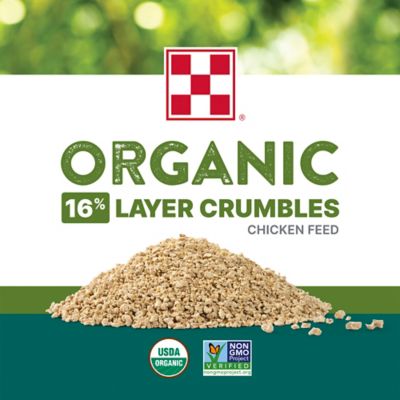 Image showing  Organic Layer Hen Crumbles Chicken Feed, 35 lb. Bag