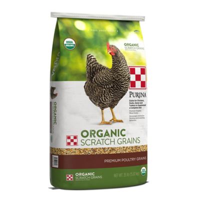 Purina Organic Premium Poultry Scratch Grains, 35 lb.