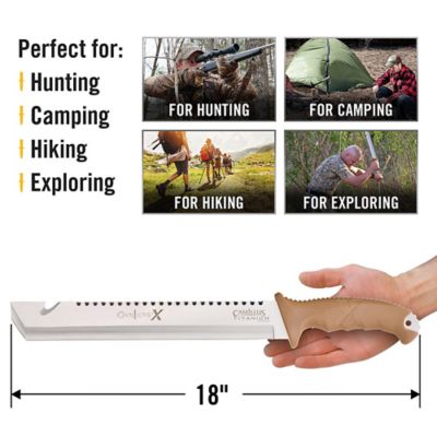 Image showing  12 in. Carnivore x Titanium Bonded Machete Multi-Purpose Knife, 19236