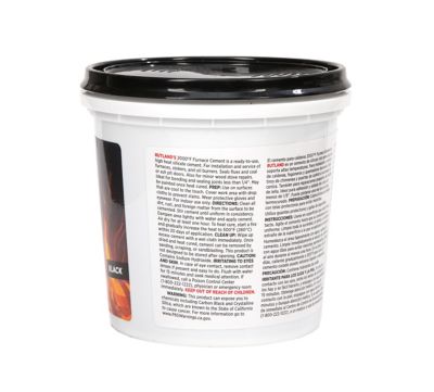 Image showing  Furnace Cement, Black, 32 oz. Tub