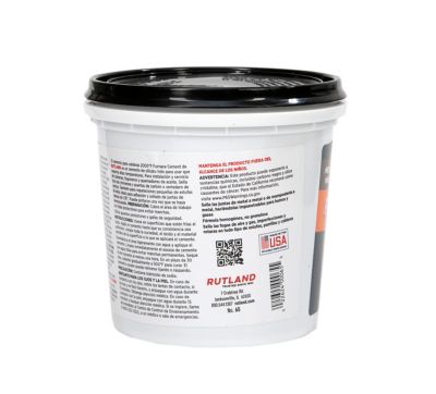 Image showing  Furnace Cement, Black, 32 oz. Tub