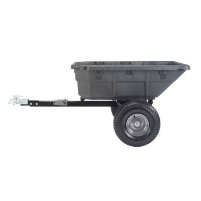 Image showing  Tow-Behind 12.5 cu. ft. Poly Swivel ATV Dump Cart, 1,250 lb. Capacity
