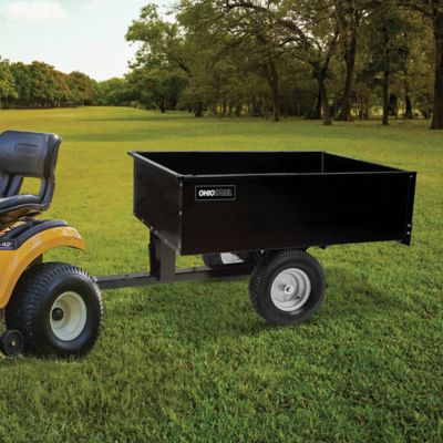 Image showing  Tow-Behind 12 cu. ft. Dump Cart, 1,000 lb. Capacity