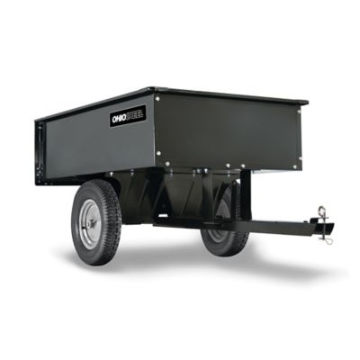 Image showing  Tow-Behind 12 cu. ft. Dump Cart, 1,000 lb. Capacity