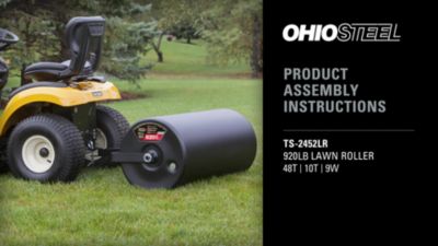 Image showing  Tow-Behind 24 in. x 36 in. Steel Lawn Roller, 600 lb. Capacity