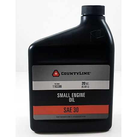 CountyLine SAE 30 Small Engine Lawn Mower Oil, 20 oz.