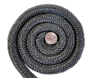 Image showing  Grapho-Glas Replacement Stove Gasket, Rope, 5 ft. x 1/2-5/8 in.