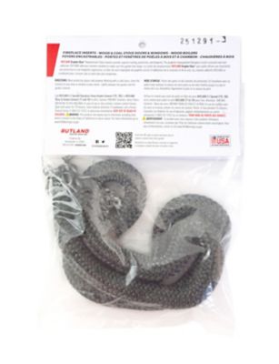 Image showing  Grapho-Glas Replacement Stove Gasket, Rope, 5 ft. x 1/2-5/8 in.