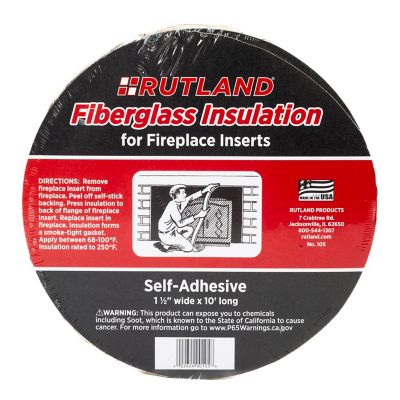Image showing  Fiberglass Fireplace Insert Insulation, 10 ft. x 1-1/2 in.