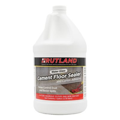 Rutland Water Glass Cement Floor Sealer, 1 gal.