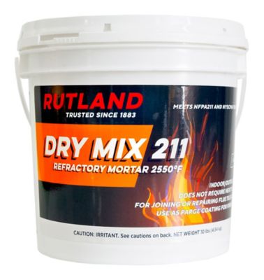 Image showing  Dry Mix Refractory Mortar, 10 lb. Tub