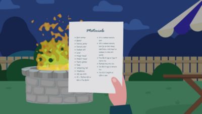 Image showing  Castable Refractory Cement, 12-1/2 lb. Tub