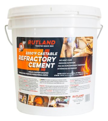 Image showing  Castable Refractory Cement, 25 lb. Tub