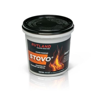 Rutland Stovo Stove Mortar, 32 oz. Tub