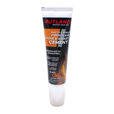 Rutland EZ Spread Fiberglass Stove Gasket Cement, 2.3 oz. Tube