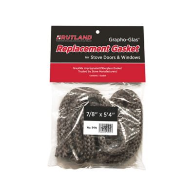 Rutland Grapho-Glas Replacement Stove Gasket, 64 in. x 7/8 in. Rope