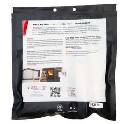 Image showing  Grapho-Glas Gasket Replacement Kit, 7 ft. x 5/8 in. x 3/16 in., Flat