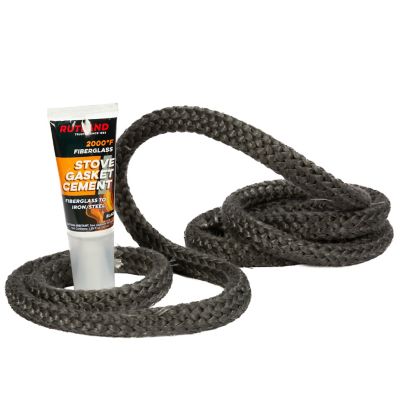 Image showing  Grapho-Glas Pellet Stove Replacement Kit, 7 ft. x 7/8 in., Rope