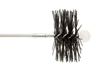 Image showing  4 in. Round Pellet Stove Brush, 1/4 in.-20 Thread
