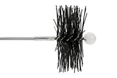 Image showing  5 in. Round Pellet Stove Brush, 1/4 in.-20 Thread