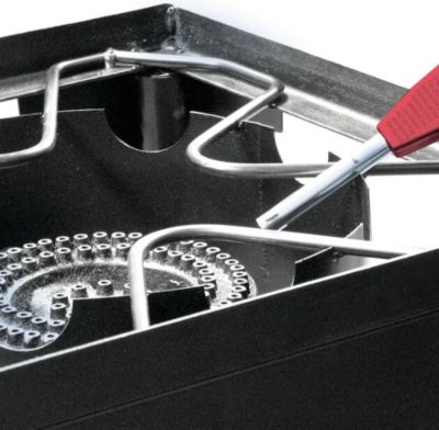 Image showing  2-Burner Propane Gas Outdoor Camp Stove with Stand, 35,000 BTUs