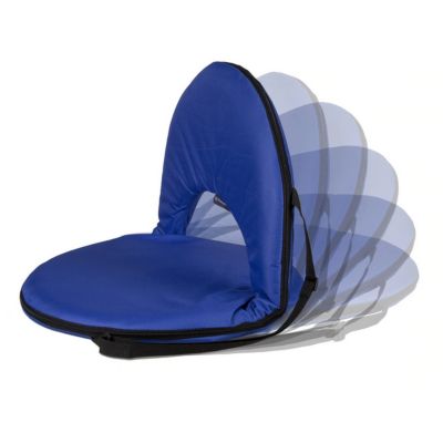 Image showing  Go Anywhere Multi-Fold Padded Beach Lounge Chair, Blue